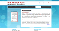 Desktop Screenshot of dreamweaversindia.com