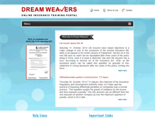 Tablet Screenshot of dreamweaversindia.com